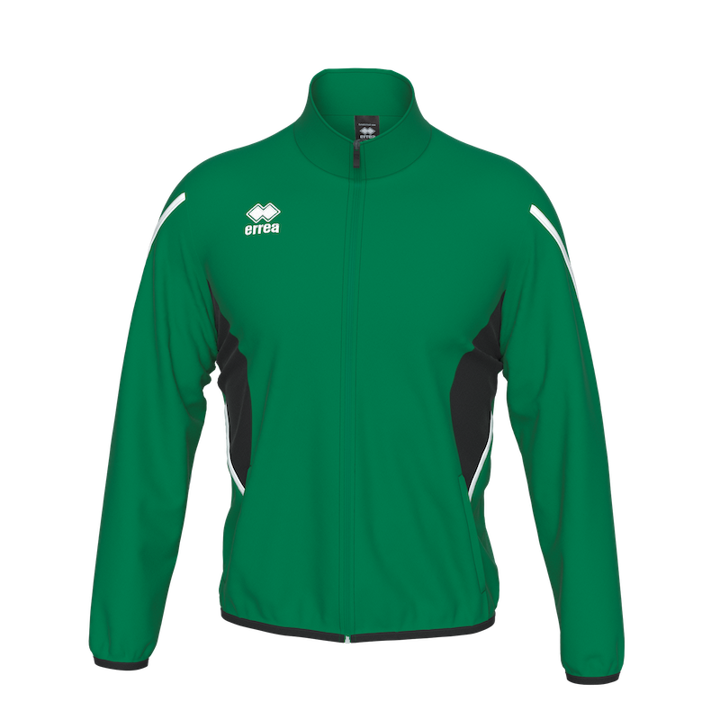 ERREA CHRISTOPHER FULL ZIP TRACK JACKET GREEN BLACK WHITE