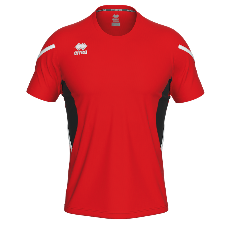 ERREA CURTIS SS JERSEY RED BLACK WHITE