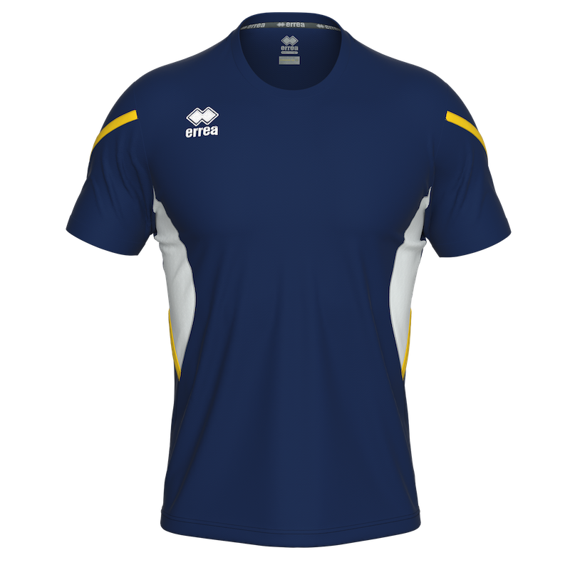 ERREA CURTIS SS JERSEY NAVY WHITE YELLOW