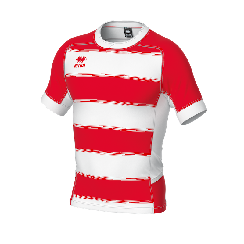 ERREA CLYNE RUGBY JERSEY WHITE RED