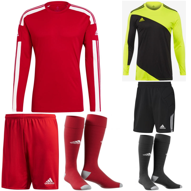 ADIDAS SQUADRA 21 LS KIT BUNDLE TEAM POWER RED/WHITE