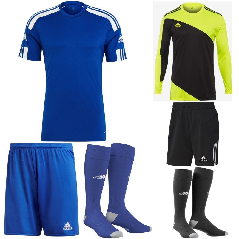 ADIDAS SQUADRA 21 SS KIT BUNDLE TEAM ROYAL BLUE/WHITE