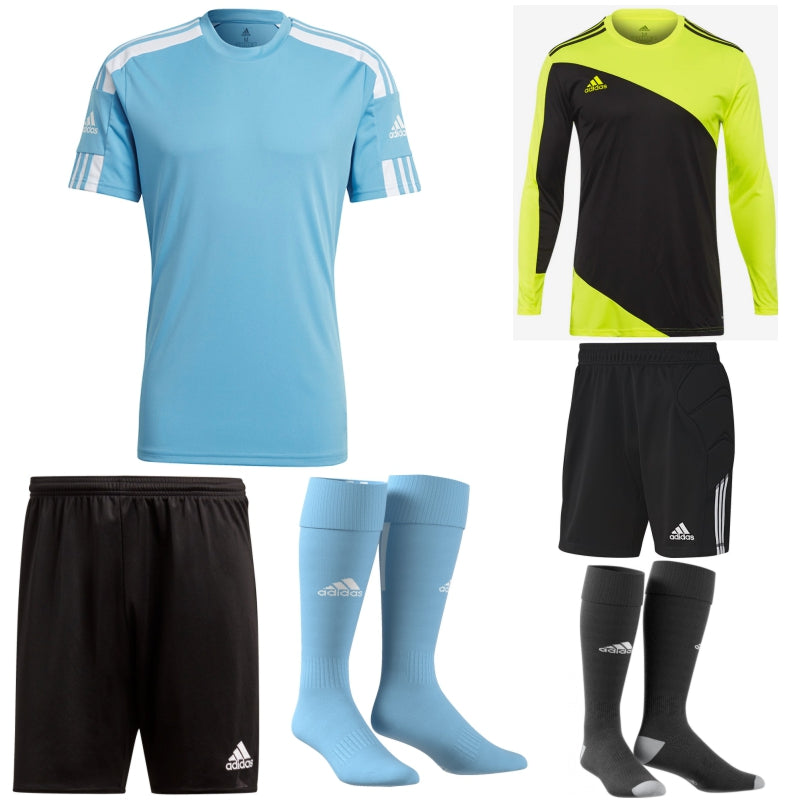 ADIDAS SQUADRA 21 SS KIT BUNDLE TEAM LIGHT BLUE/WHITE