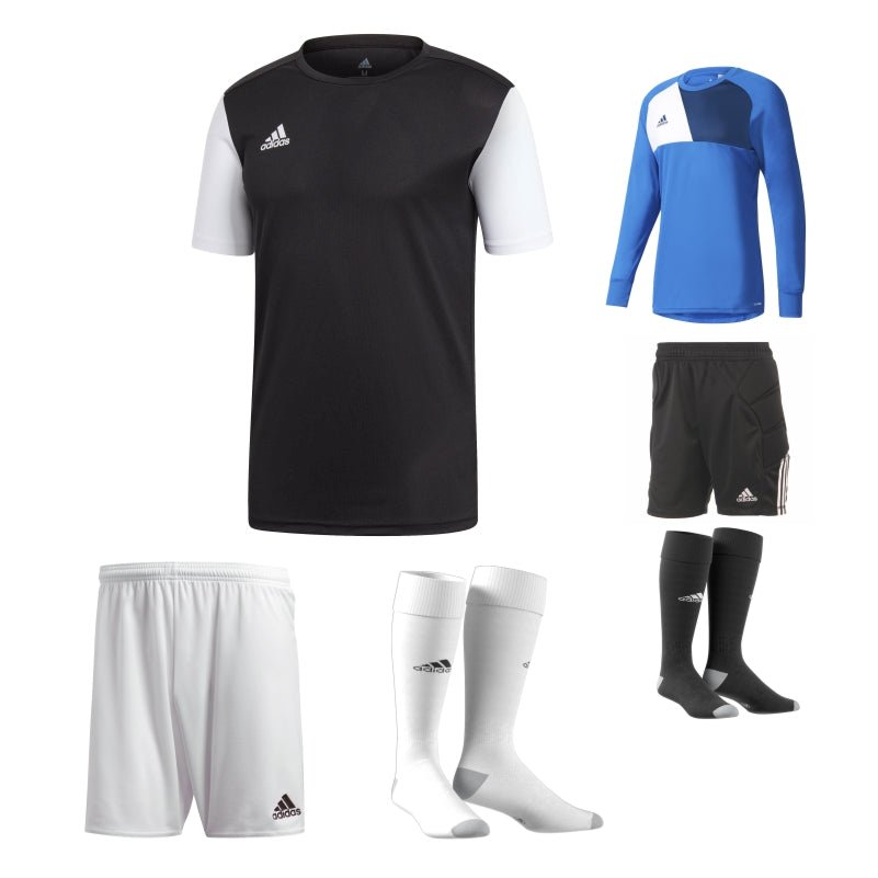 ADIDAS ESTRO 19 SS KIT BUNDLE BLACK