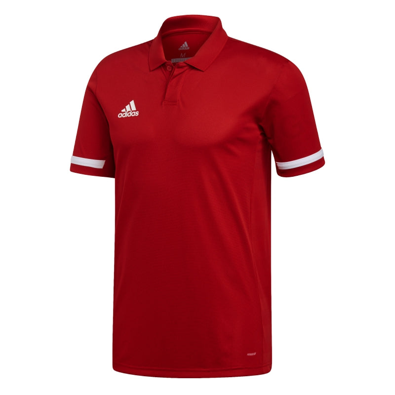 Adidas Team 19 Men's Polo Power Red/White