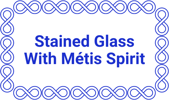Stained Glass With Metis Spirit