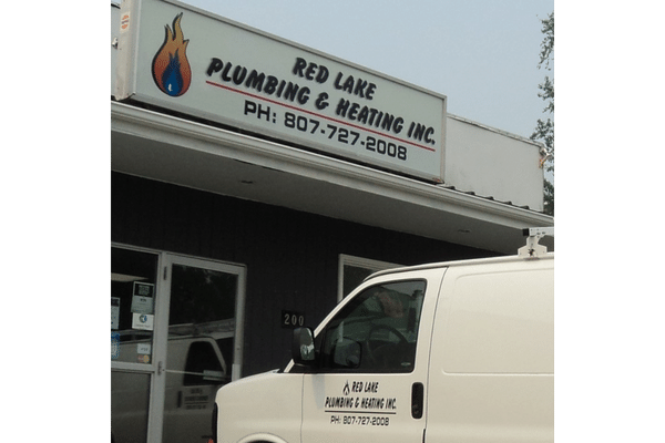 red lake plumbing and heating storefront