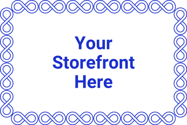your storefront here graphic