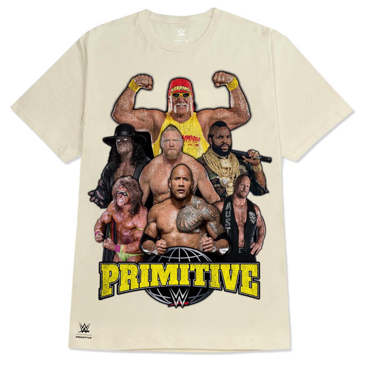 Primitive x WWE Mania T Shirt Brown CCS