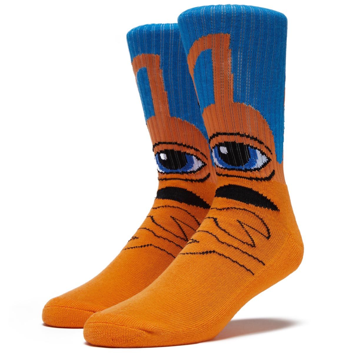 Toy Machine Sect Hug Socks - Orange