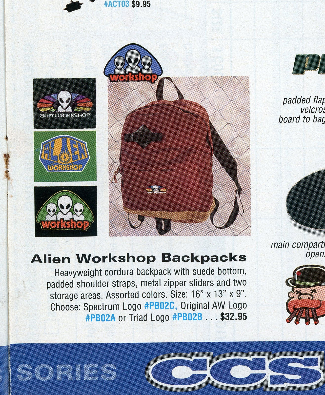 Alien Workshop backpack