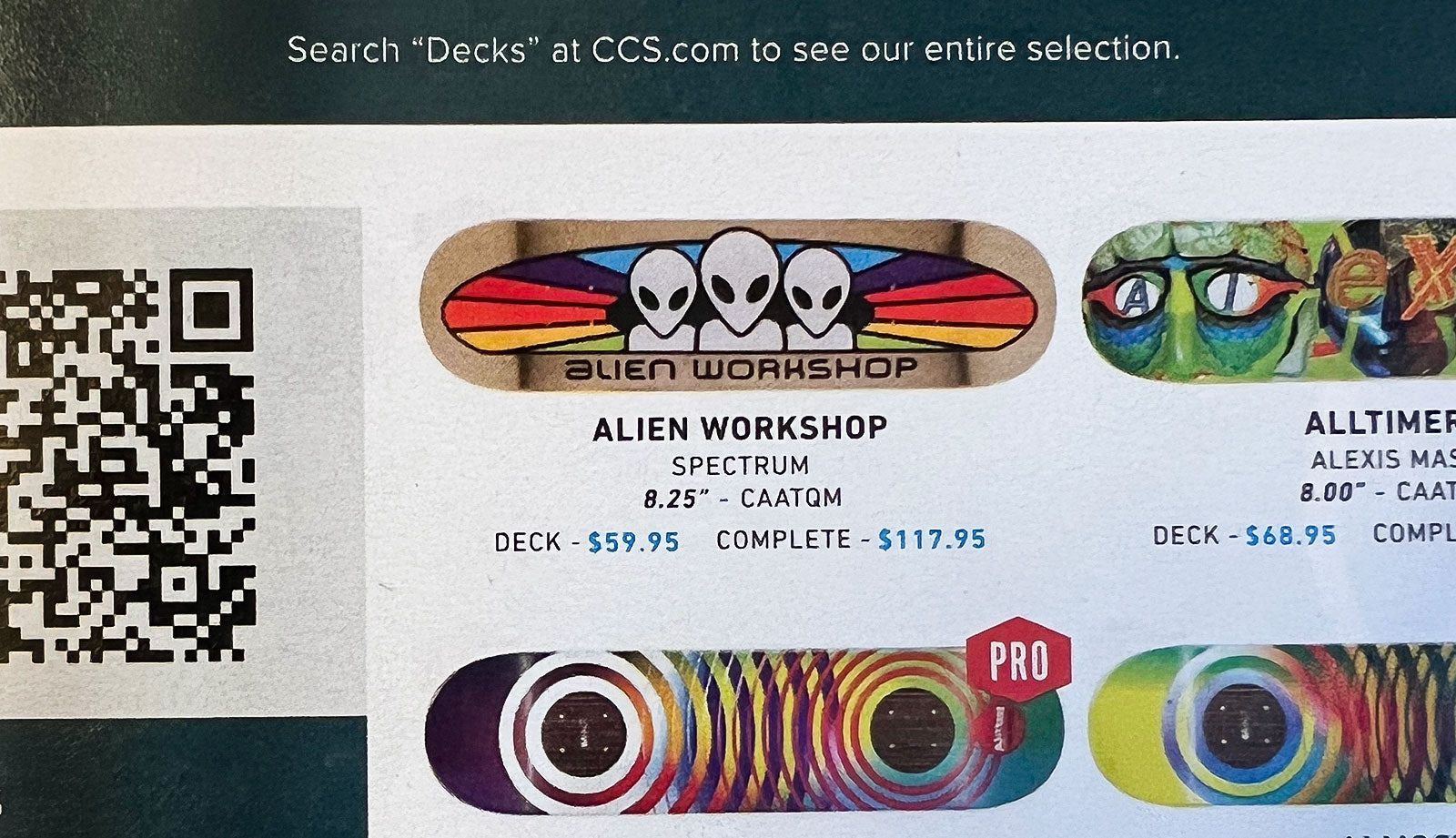 Alien Workshop skate