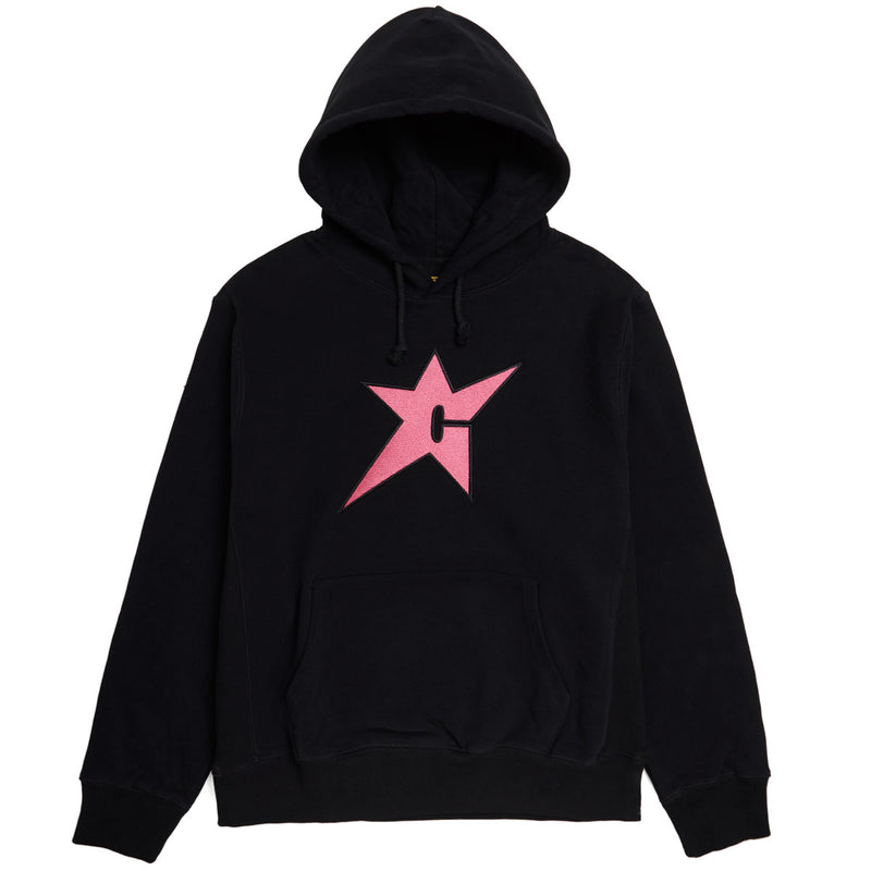 Carpet Bizarro Rhinestone Zip Up Hoodie - Black - KCDC Skateshop