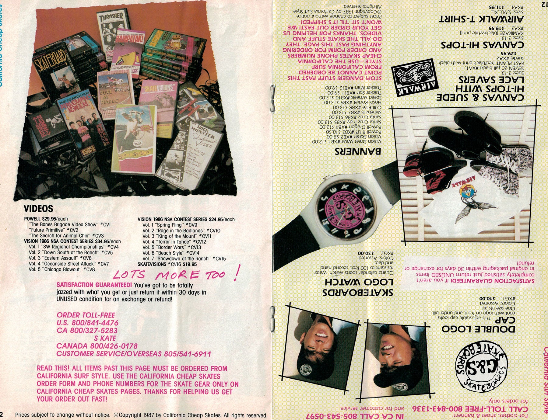 CCS 1987 Catalog page