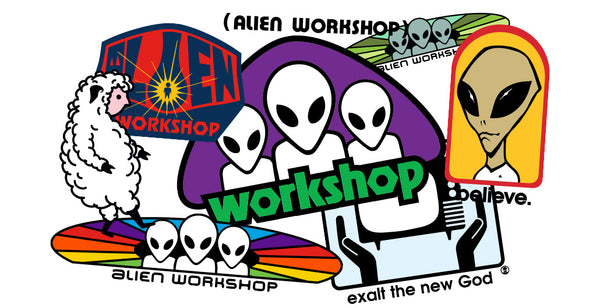 Alien Workshop logos