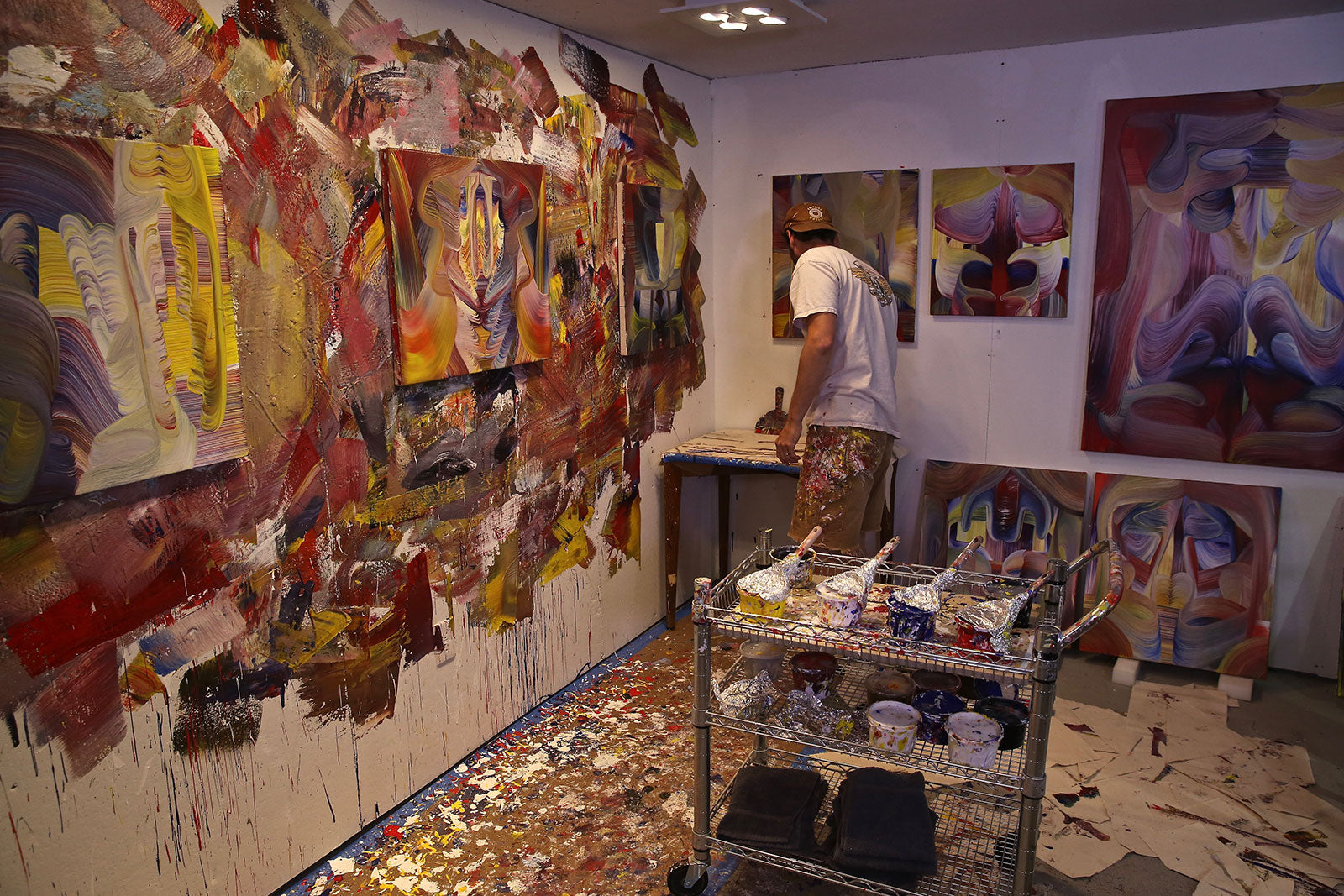 Josh Jefferson art studio