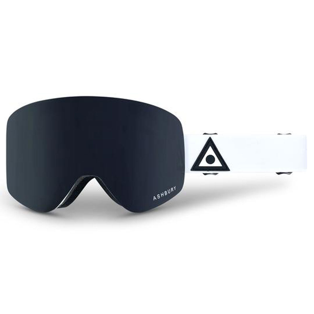 Ashbury Blackbird White Triangle Snowboard Goggles - Dark Smoke 
