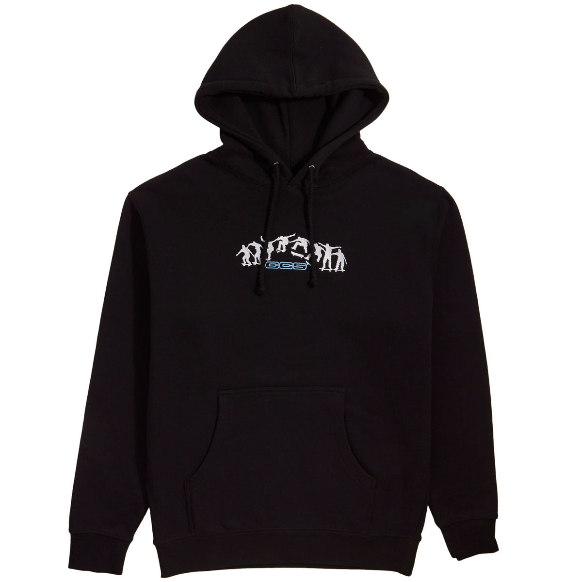 CCS Kickflip Logo Hoodie - Black/White/Blue