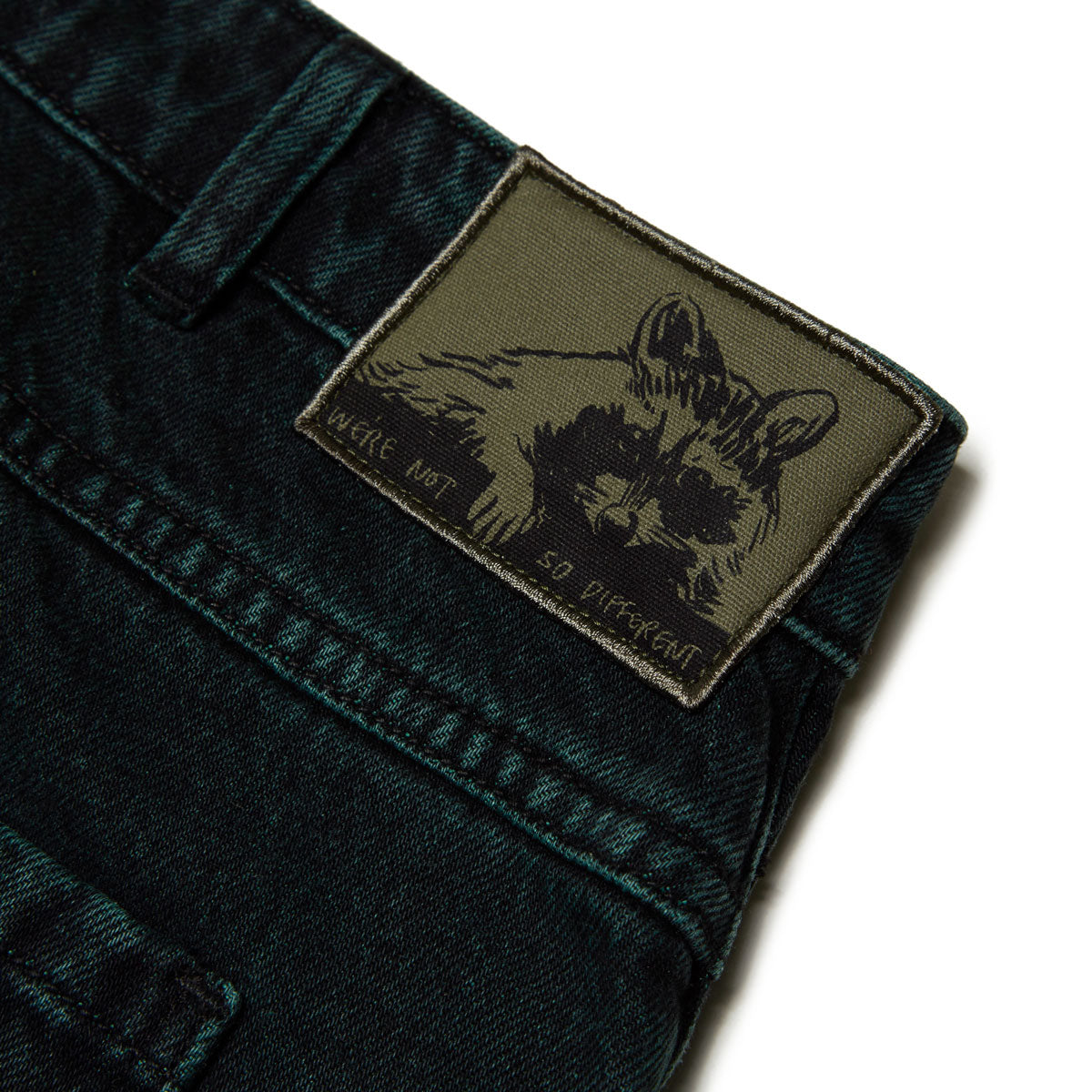CCS Baggy Taper Denim Jeans - RL Acid Green image 9