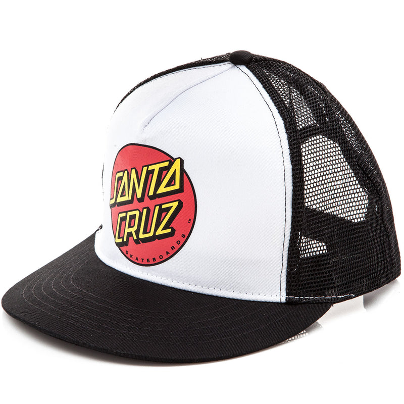Santa Cruz Screaming Hand Front Mesh Trucker Hat - White/Black – CCS