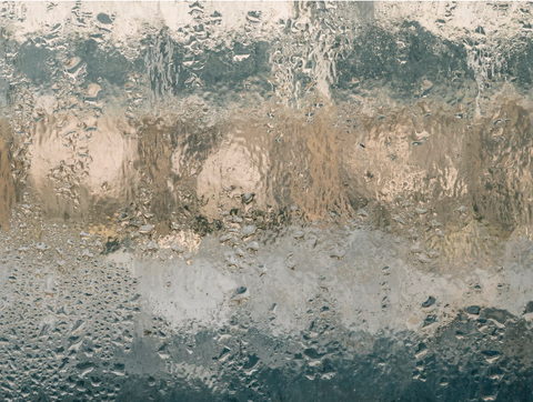 water condensation build up on a window