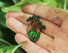 Plant themed enamel pin