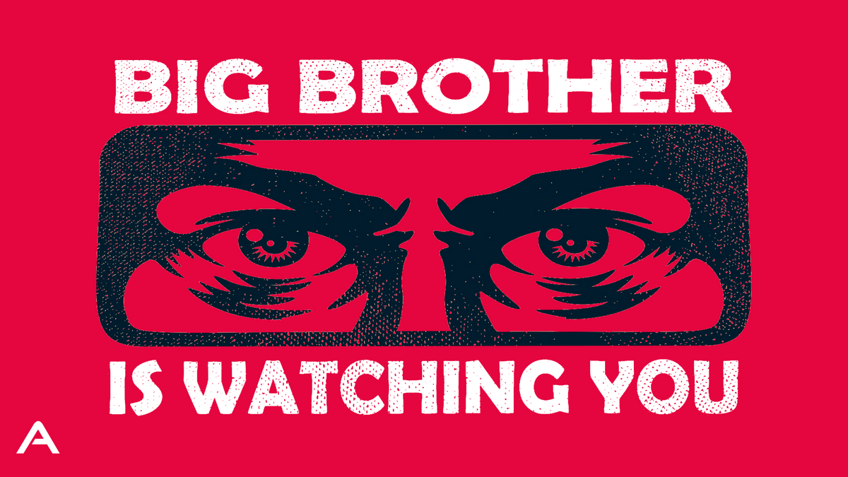 Big brother saves. 1984 Big brother is watching you. Большой брат Оруэлл. Big brother watching you. Big brother is watching you плакат.