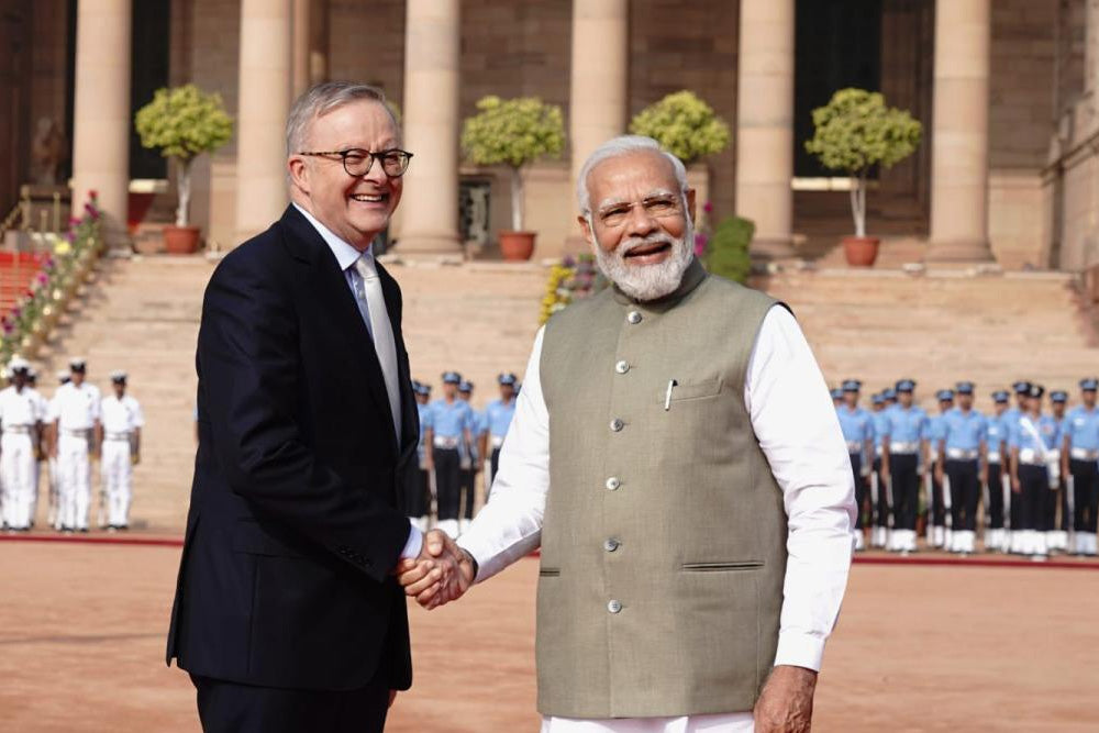 Anthony Albanese & Narendra Modi in India - March 2023