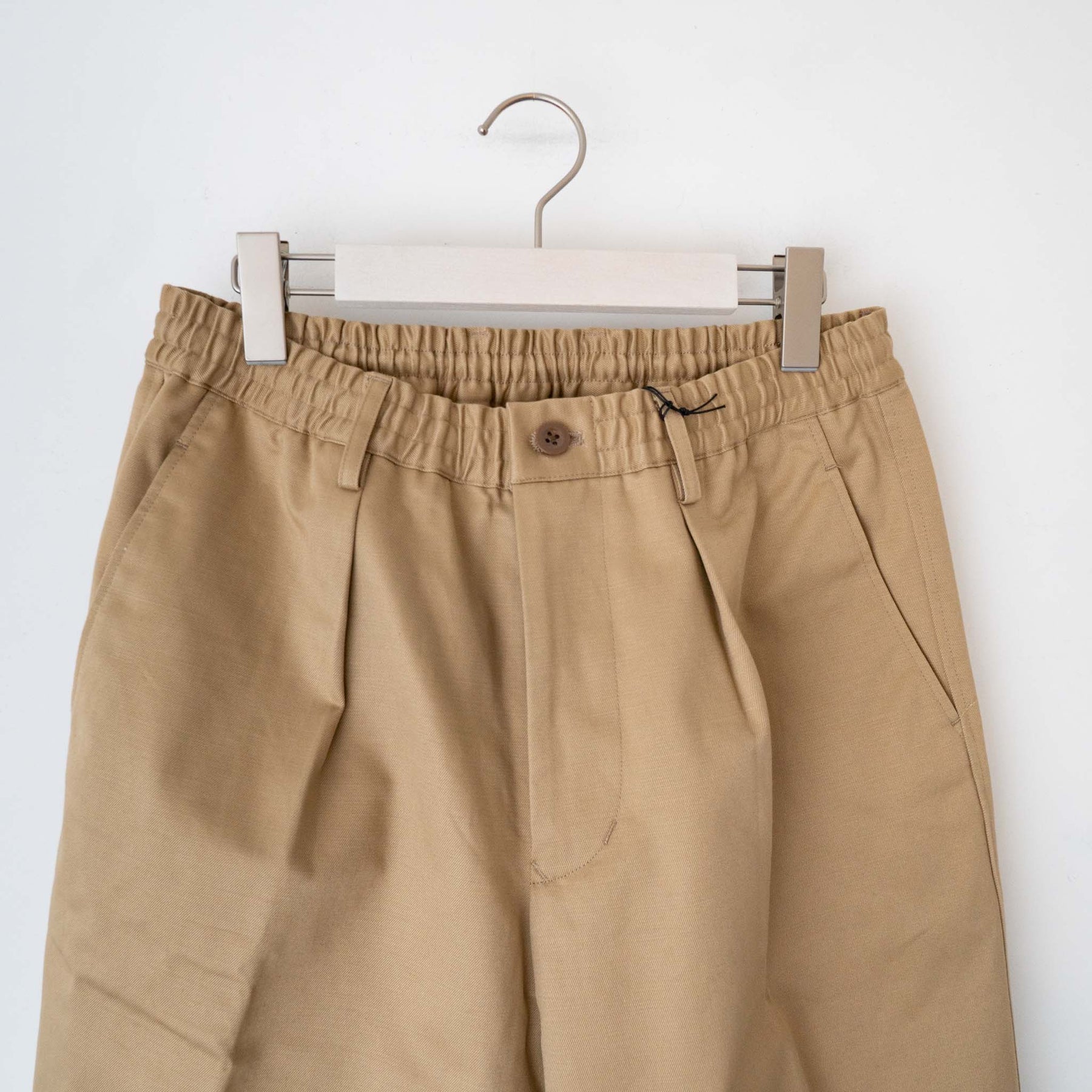 SCYE BASICS 23SS Chino 2Pleated Trousers-