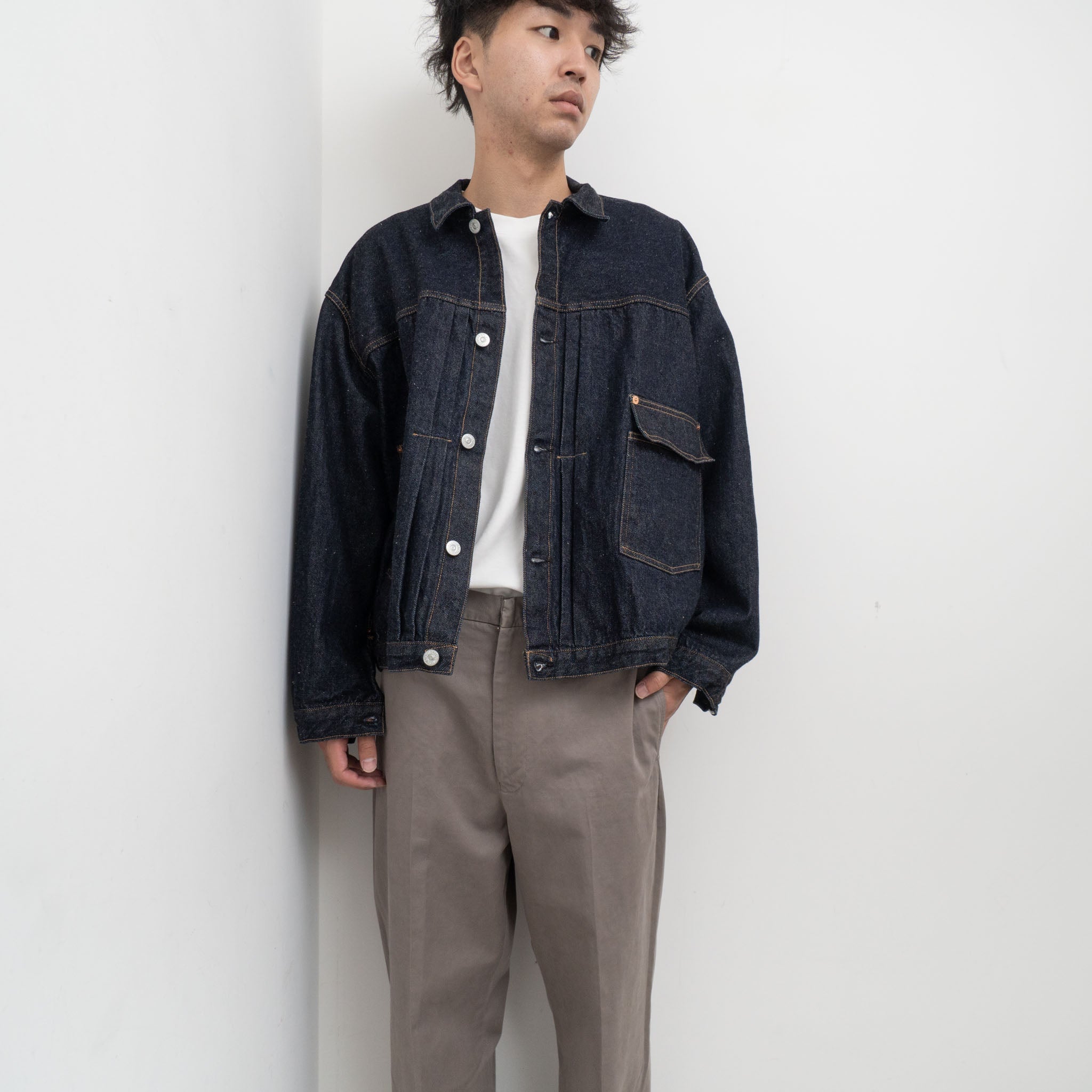 KAPTAIN SUNSHINE/ Denim Tracker Jacket – haus-netstore