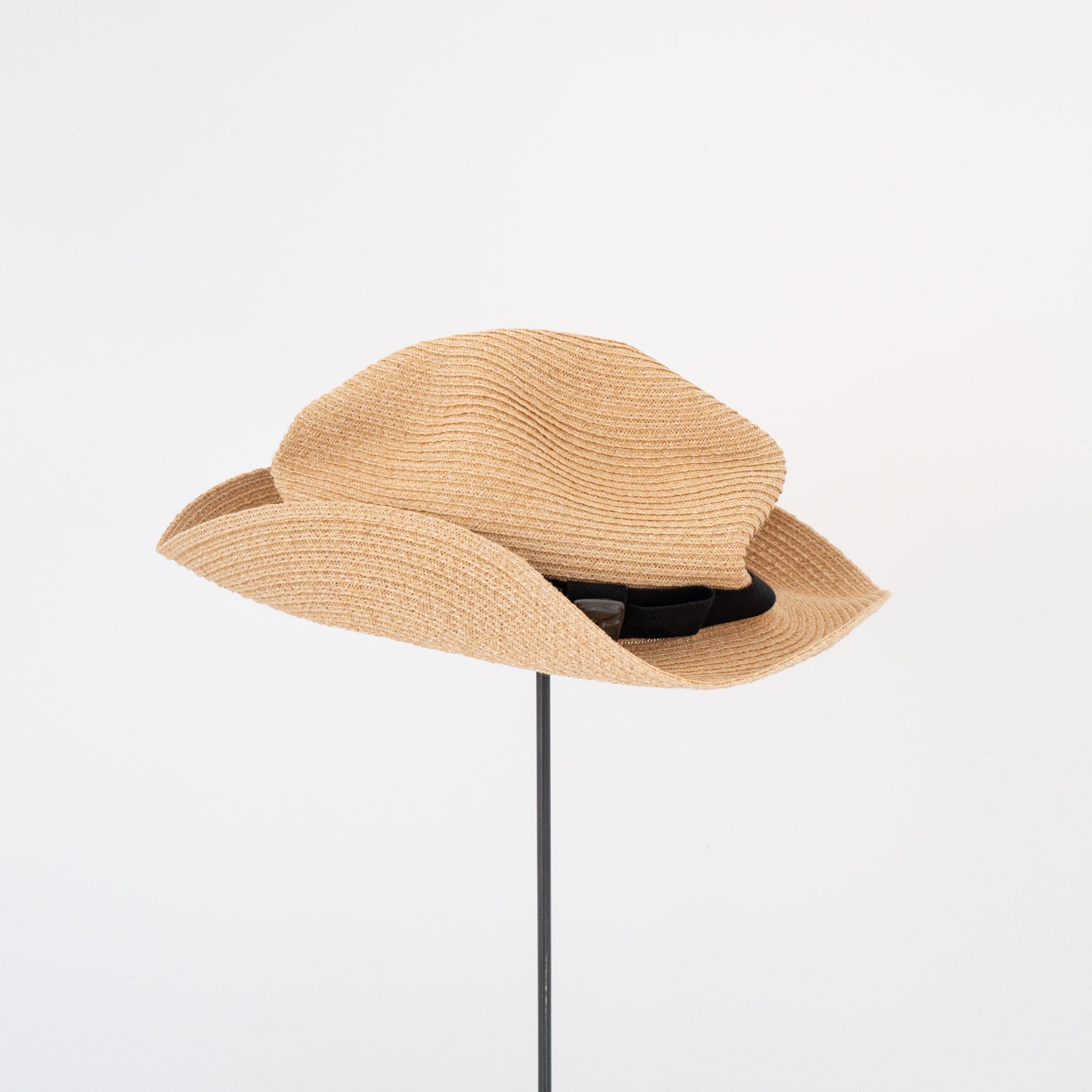 ファッション通販】 mature ha. BOXED HAT raffia 6cm brim cerkafor.com