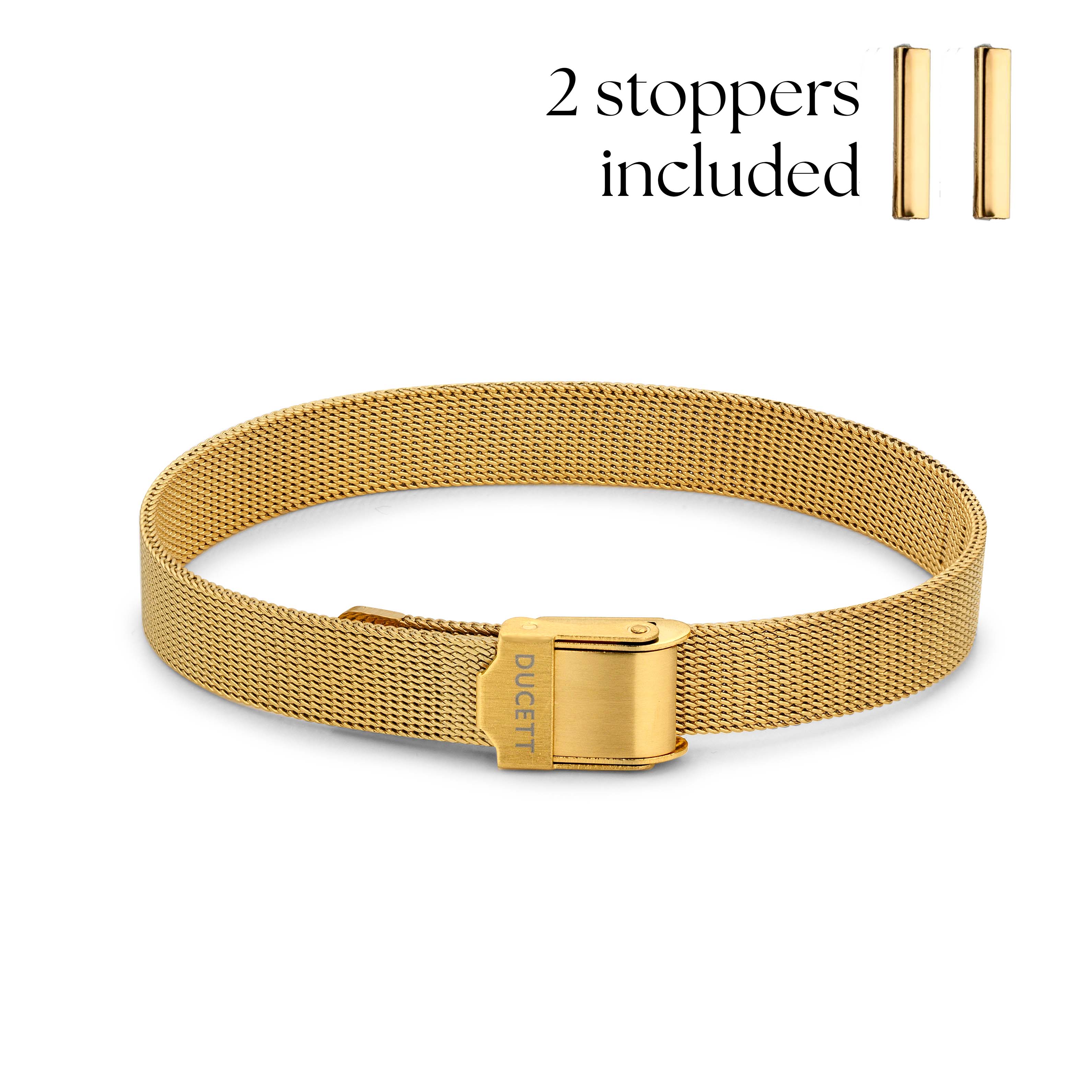 Mesh bracelet gold luxe - DUCETT product image