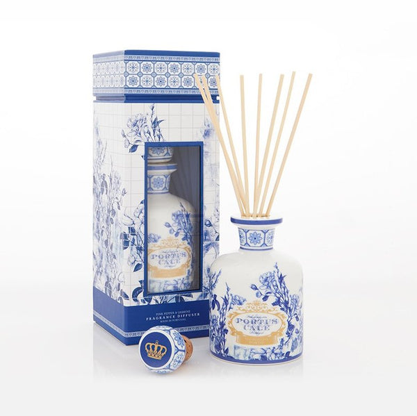 Portus Cale Gold & Blue Ceramic Room Fragrance Diffuser 250ml