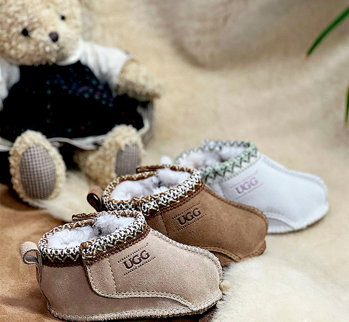 Sheepskin boots for infants are popular gifts
