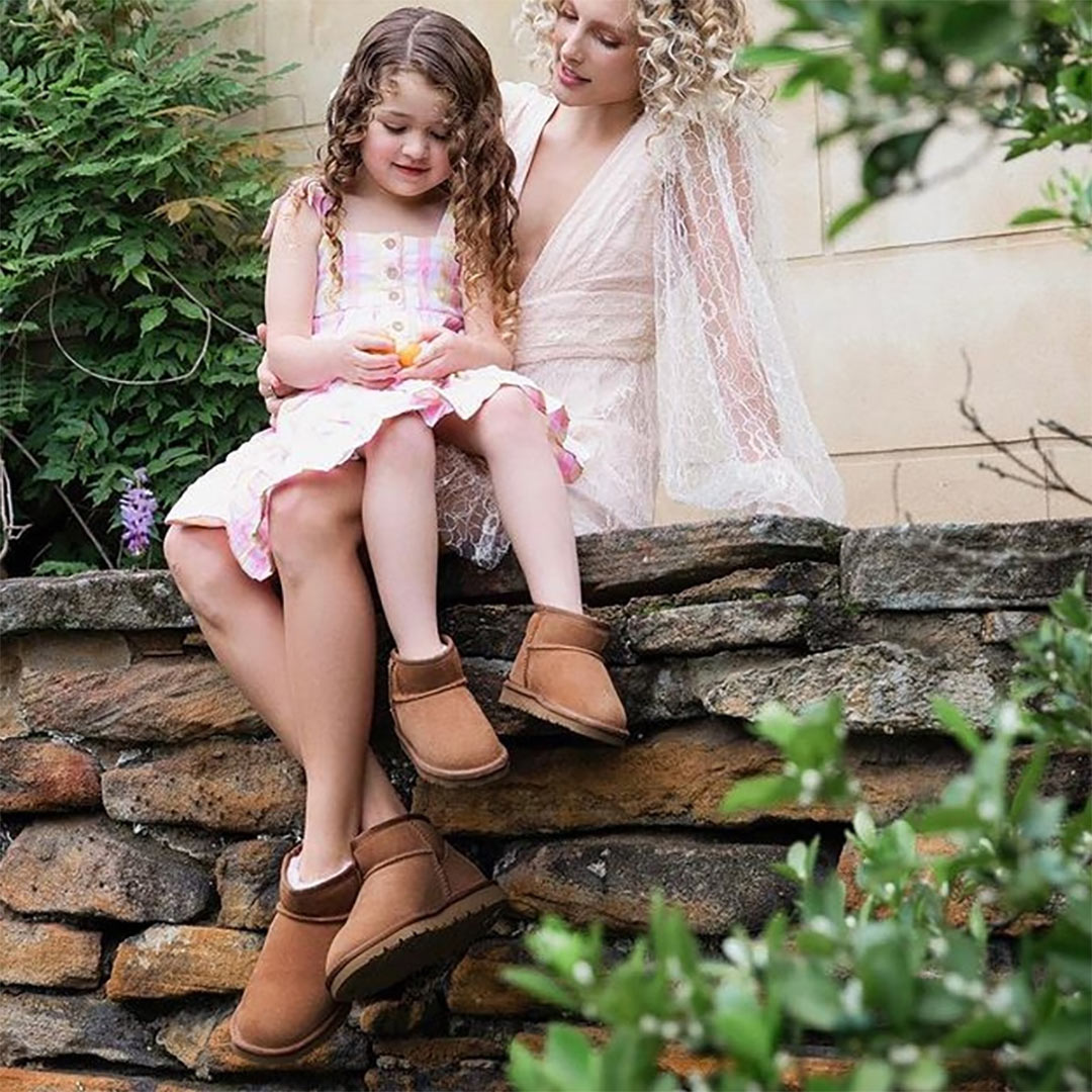 Mother and Daughter Wearing UGG Boots