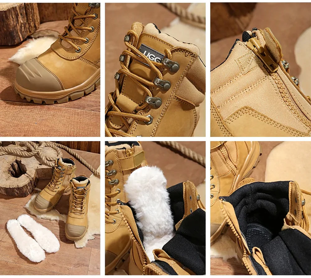 Water Resistant UGG Boots Close Up Photos