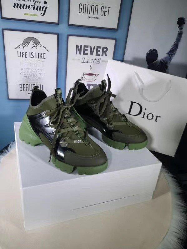 2021 New Dior Men and women Leather HIGH TOP Casual Sports Sneak