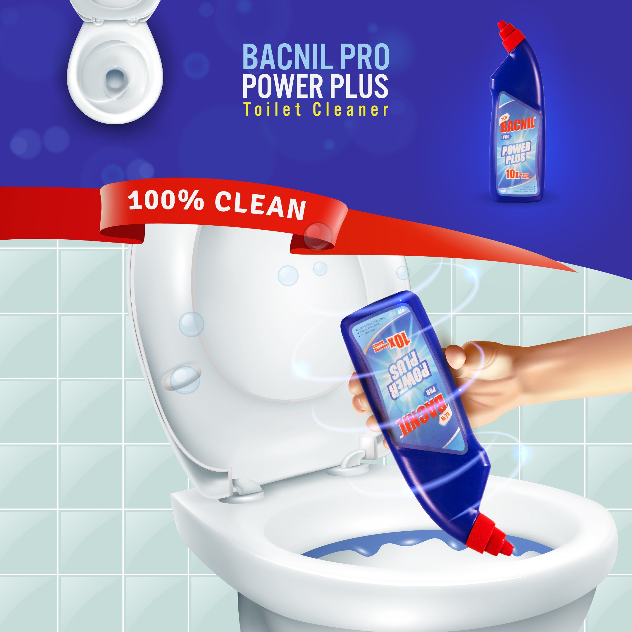 Bacnil - Toilet Cleaner 500 mL – V Kleen Solutions