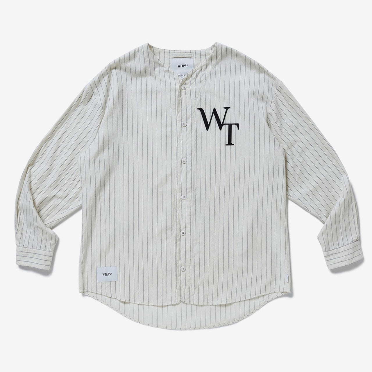 現貨】WTAPS 2022SS LEAGUE / LS / COTTON. FLANNEL. STRIPE 221TQDT