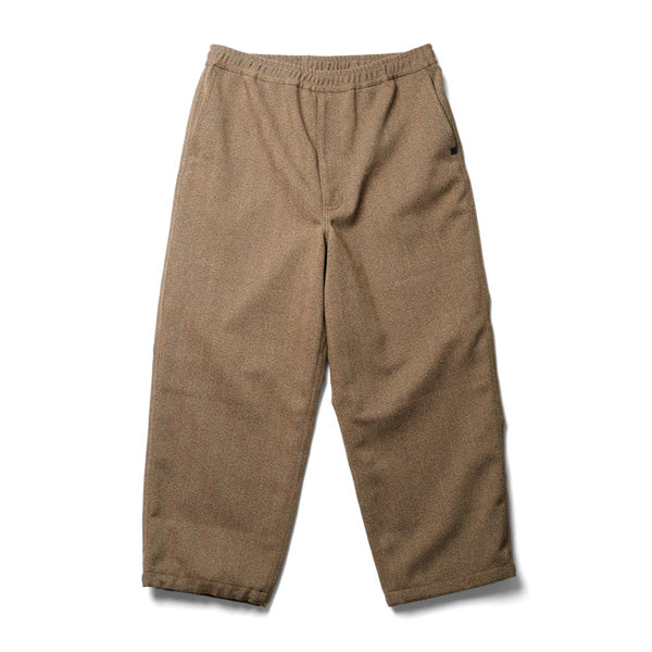 LIGHT TWEED EASY TROUSERS - スラックス