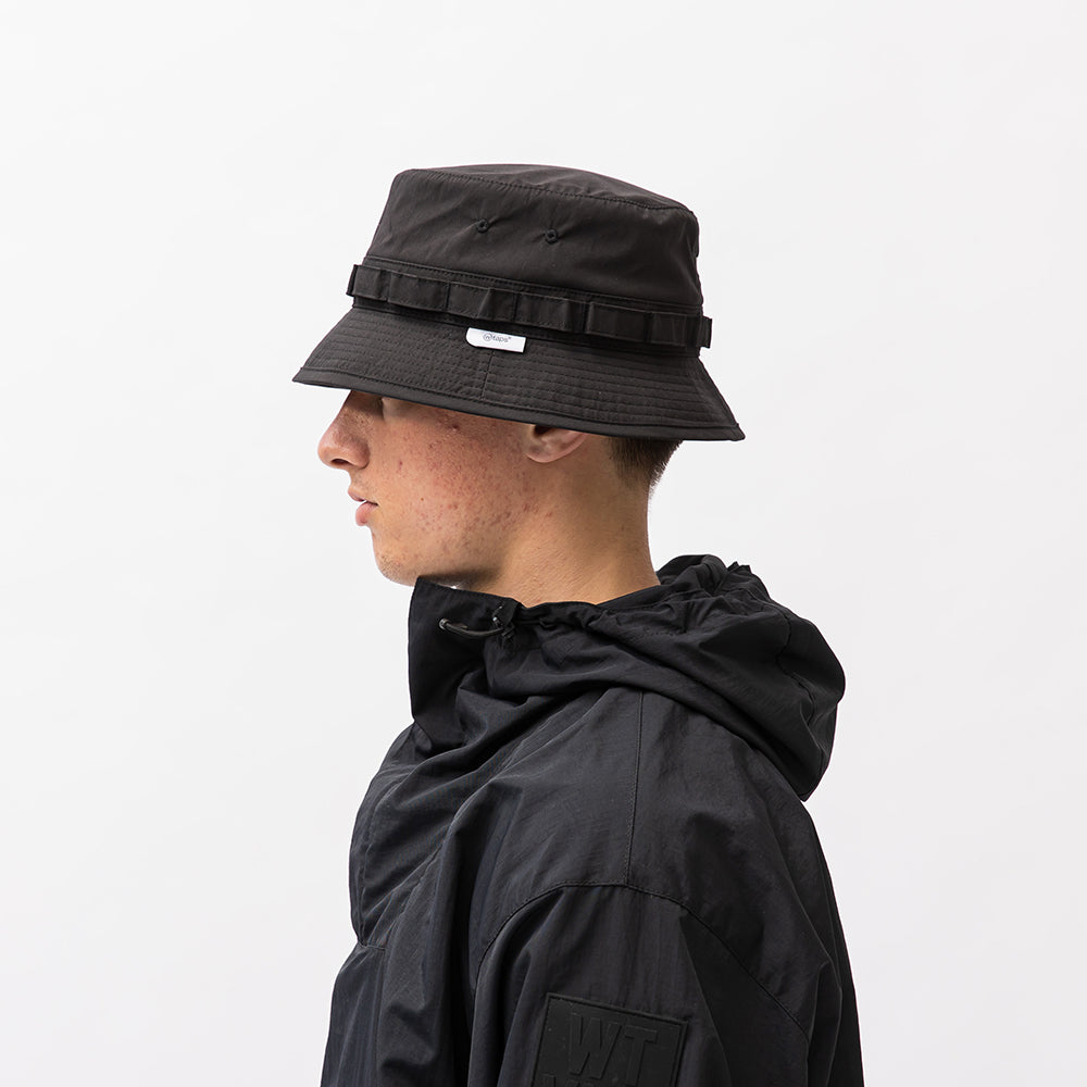 消費税無し WTAPS 新品 黒 HAT / 02 JUNGLE 22AW ダブルタップス