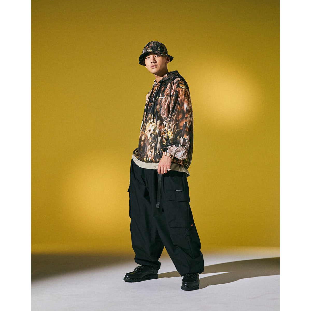 TIGHTBOOTH 2023SS FLOWER CAMO MESH ANORAK