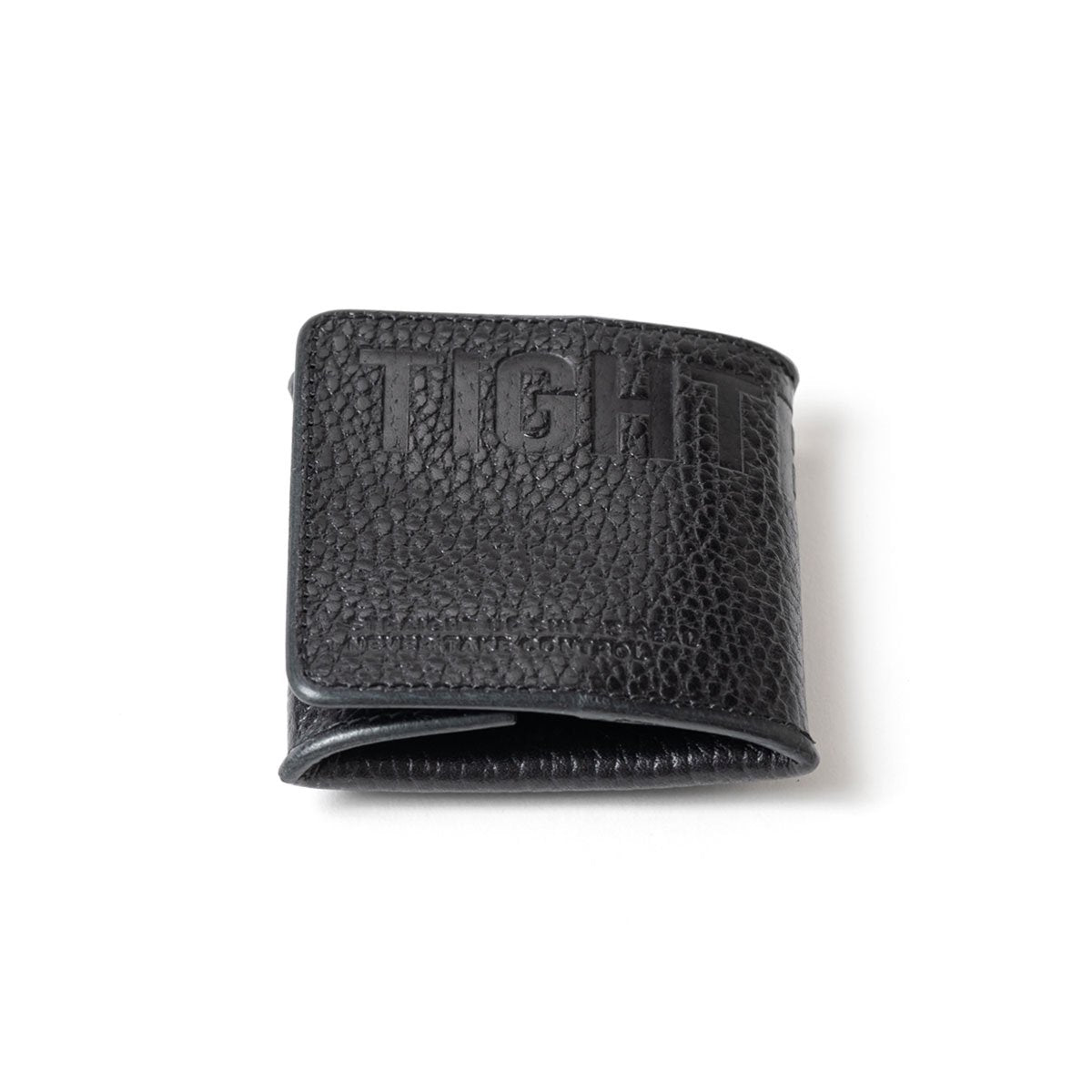 SEA LEATHER COIN CASE BLACK - コインケース