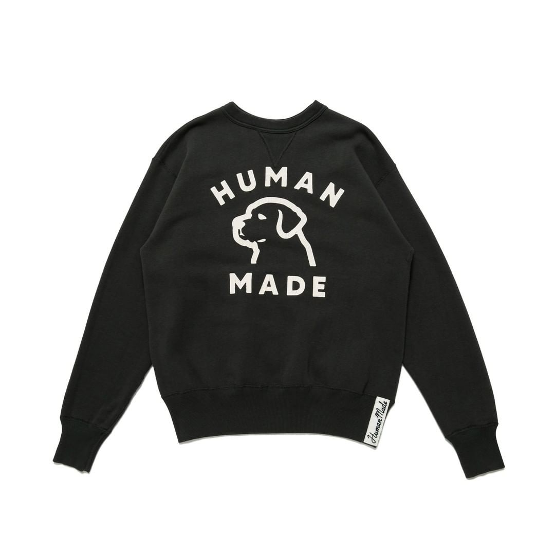 現貨】HUMAN MADE 2022SS CREWNECK SWEATSHIRT 黃金獵犬大學TEE – 小黑