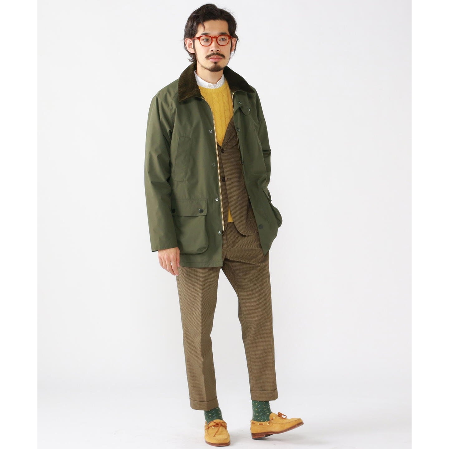 Barbour × BEAMS PLUS / 別注BEDALE New Barbour Tech Classic Fit