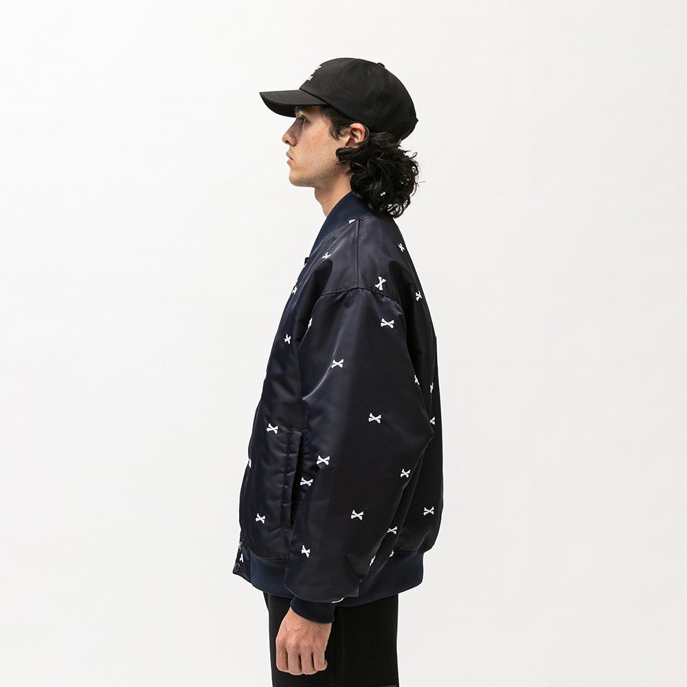 メディコムトイWTAPS 21AW TEAM JACKET NYLON TWILL 黒 Ｌ - ナイロン ...