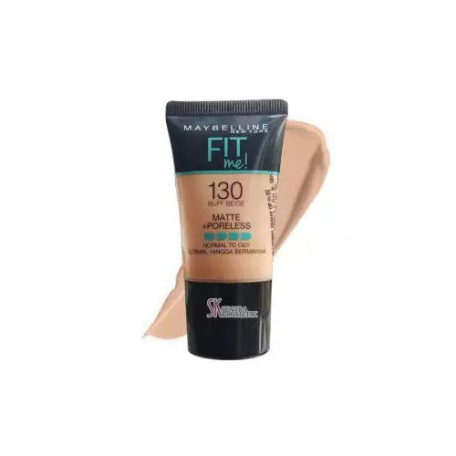 Maybelline New York Fit Me Matte & Poreless Liquid Foundation 18Ml Min –