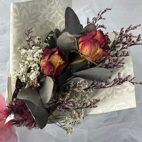 Dried Roses Bunch