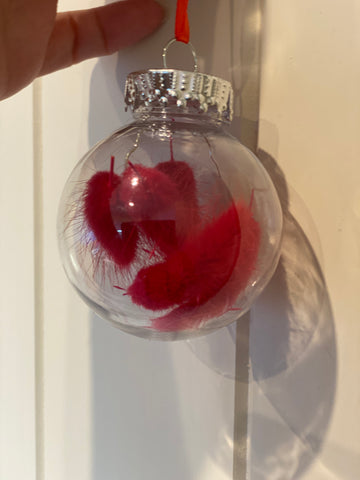 dried flower bauble