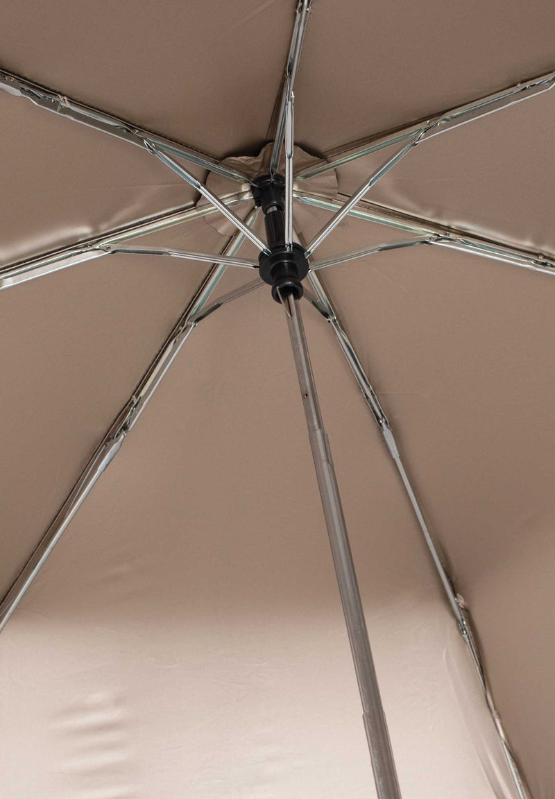 Edullinen kokoon taitettava sateenvarjo mustakulta 6G